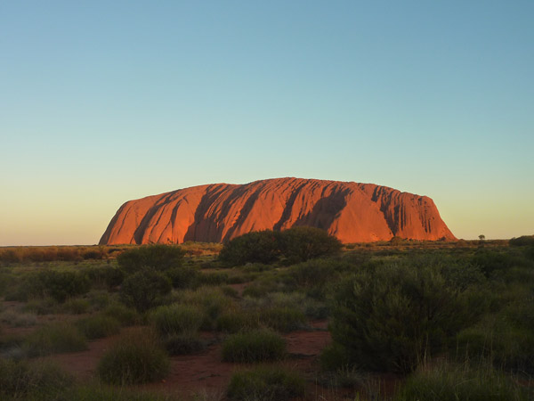 Monolith Uluru in Australia