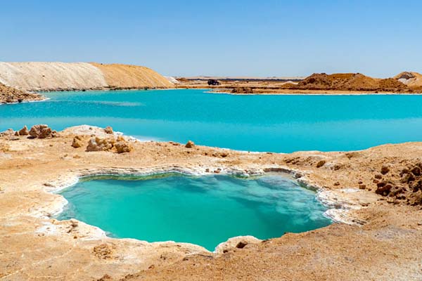 Lacurile sarate din Oaza Siwa